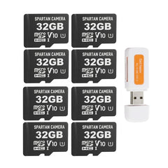Spartan Camera 32GB Micro Memory Card with Adapter and Card Reader