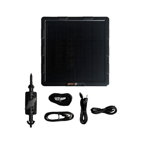 Spypoint SPLB-10 Compact Battery Solar Panel Bundle with Card Reader (6-Pack) - 4