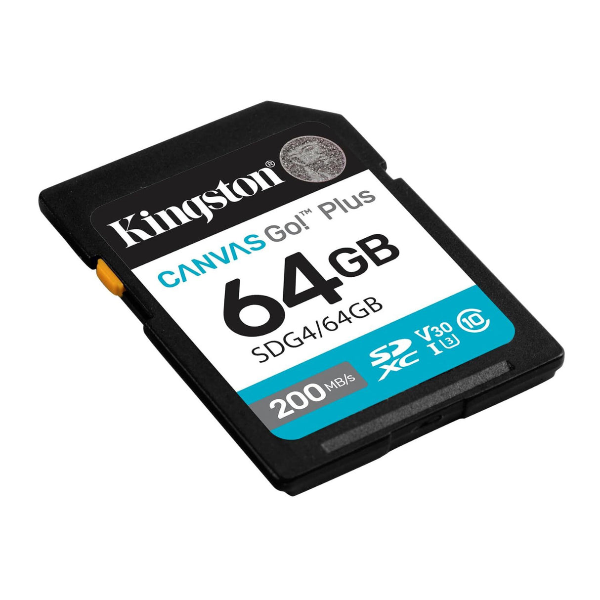 Kingston Canvas Go Plus 64GB Gen4 Class 10 UHS-I U3 V30 Memory Card with 200MB/s Read for Cameras - 2