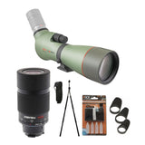 Kowa 77mm Angled Spotting Scope with Fluorite Prominar XD Lens Bundle