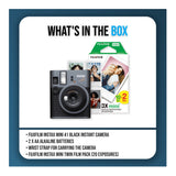 Fujifilm Instax Mini 41 Black Instant Camera Bundle with 20 Exposure Pack
