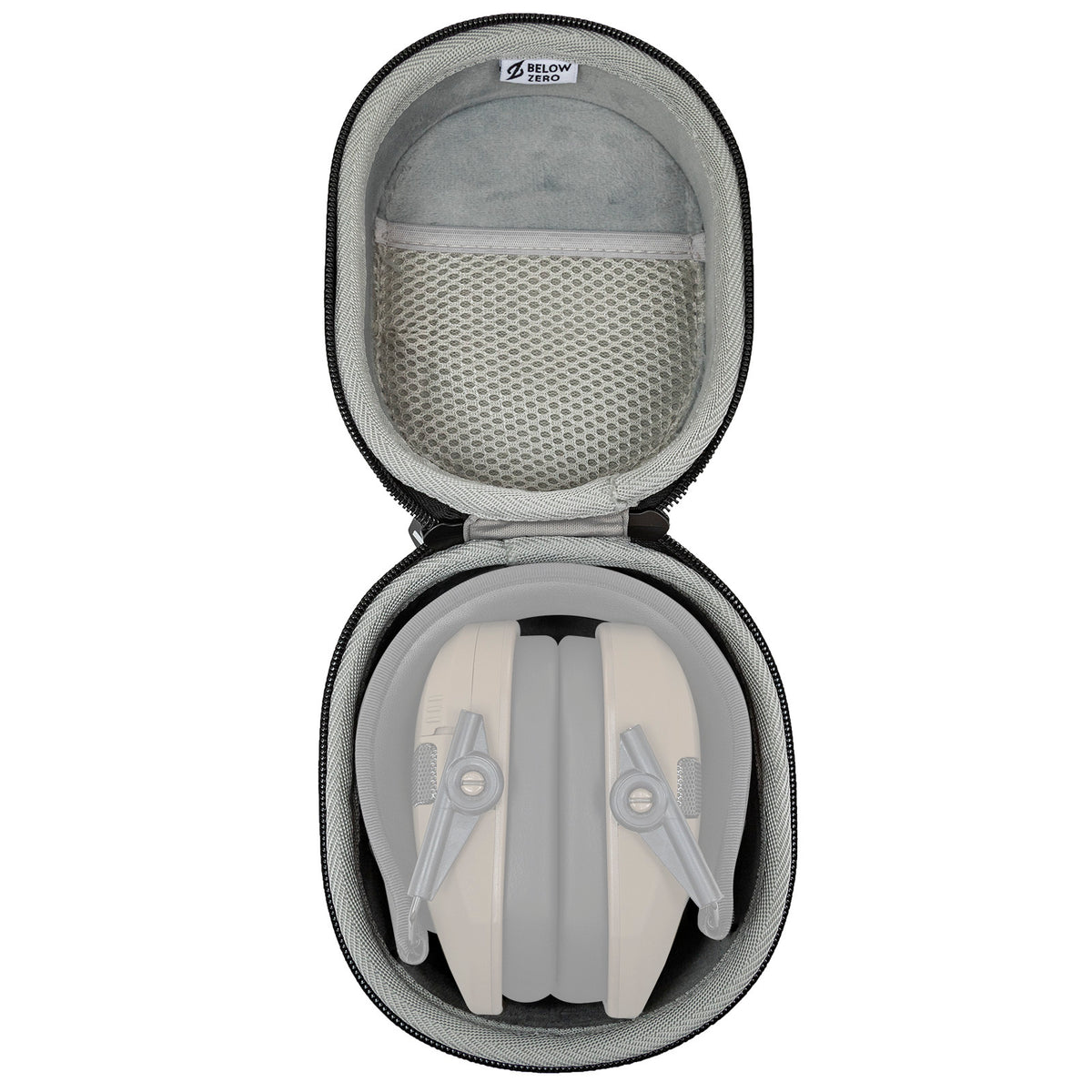 Walker's Razor Junior Electronic Youth and Womens Hearing Protection Muff (FDE) with Protective Case - 6