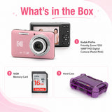 Kodak PixPro Friendly Zoom FZ55 16MP 1080p Full HD Digital Camera (Pastel Pink)