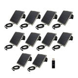 Stealth Cam FieldMAX EX 10-Inch Solar Panel (10-Pack) Bundle with Card Reader - 1