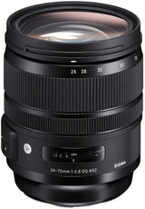 Sigma 24-70mm f/2.8 DG OS HSM ART Lens for Canon with Dock and Backpack Bundle