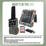Browning Defender Wireless Pro Scout Max Trail Camera Bundle with Solar Panel and Accessories