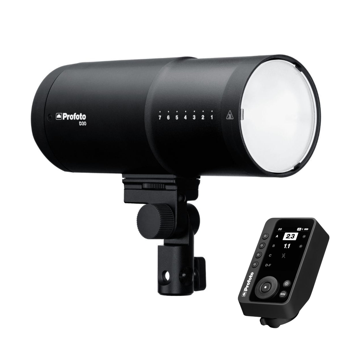 Profoto D30 Mains-Powered Monolight with 11 F-Stops Flash Range Bundle with Connect Pro for Nikon