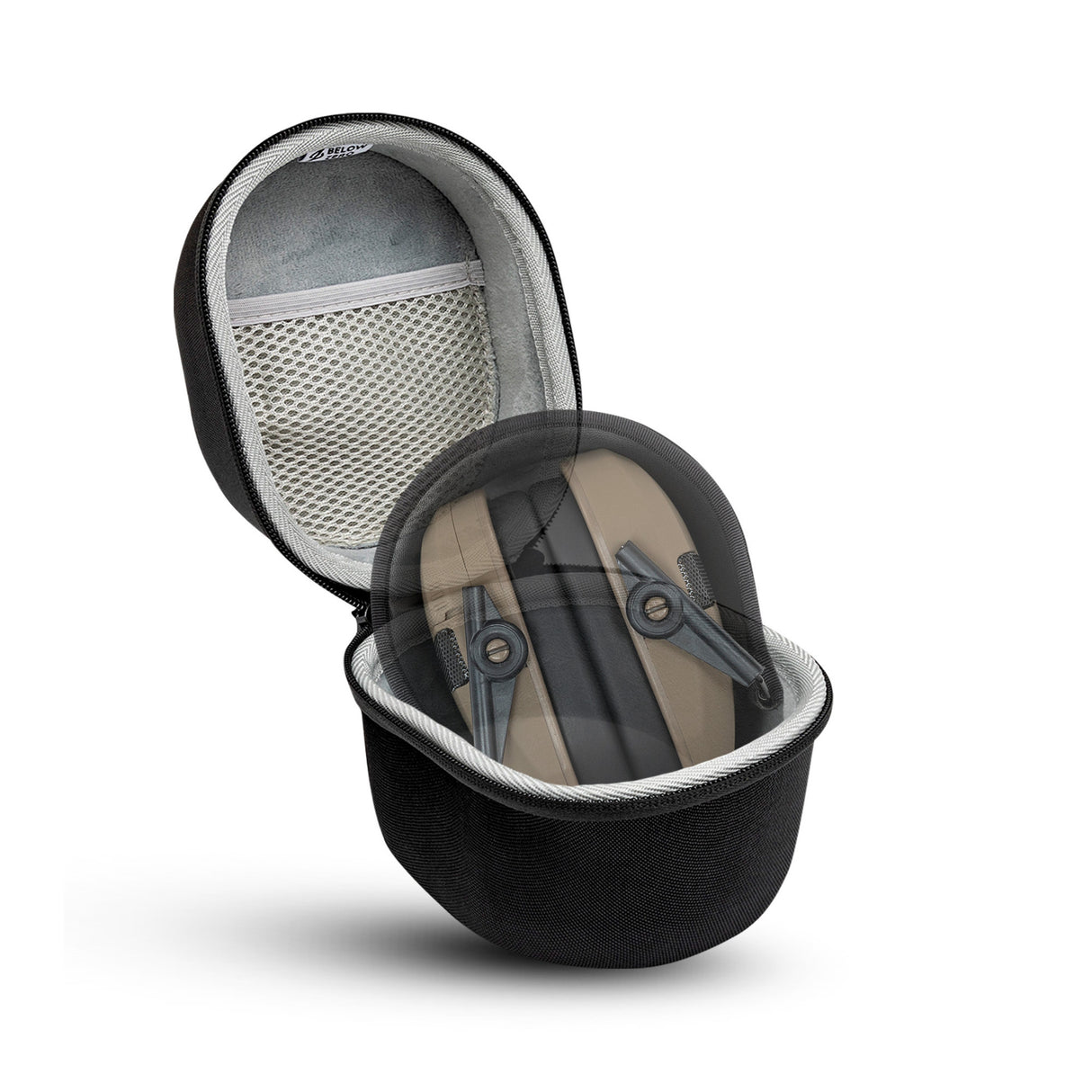 Walker's Razor Junior Electronic Youth and Womens Hearing Protection Muff (FDE) with Protective Case - 5