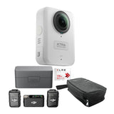 Xtra Sphra360 8K Video Action Camera with Wireless Microphone and Accessories - 1