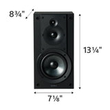Sony SS-CS5M2 3-Way 3-Driver Hi-Res Audio Bookshelf Speakers (Pair, Black) (2025 Model) - 3