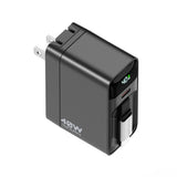ReelCharge 40W Charger with Retractable Cable (Black)