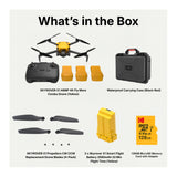 SKYROVER X1 48MP 4K Fly More Combo Drone (Yellow) Bundle with Accessories - 9