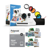 Polaroid NOW+ Instant Film Camera Camera (White) with B&W Film and Film Kit