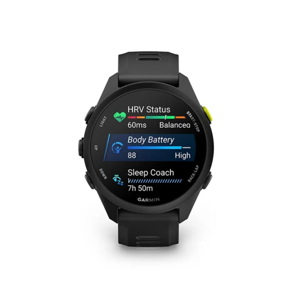 Garmin Forerunner 70 AMOLED GPS Running Smartwatch (Black) - 2