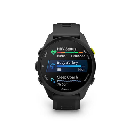 Garmin Forerunner 70 AMOLED GPS Running Smartwatch (Black) - 2