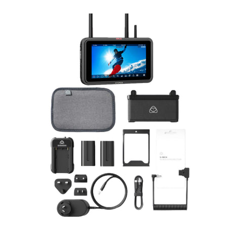 Atomos Ninja TX 5-inch 1500nit Monitor Recorder with Accessory Kit Bundle - 1