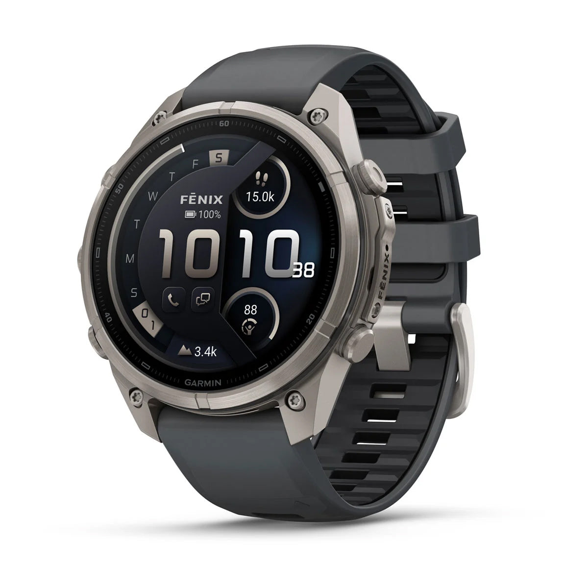 Garmin fēnix 9 Pro GPS 47mm Titanium Smartwatch (Graphite/Black)