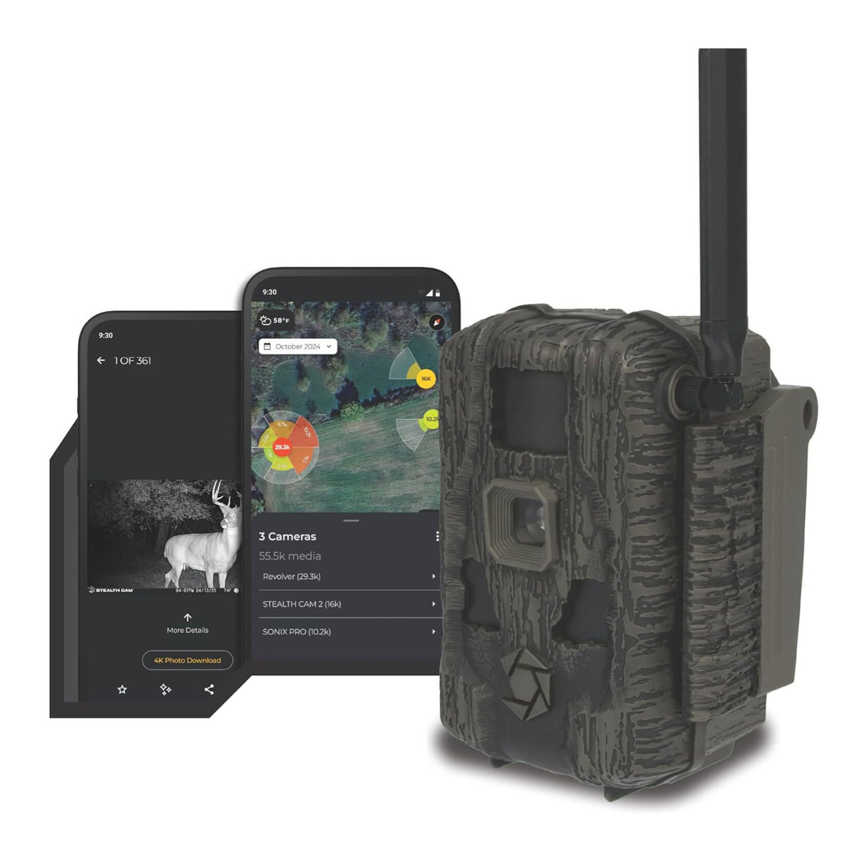 Stealth Cam Fusion MAX 3.0 42MP Cellular Trail Camera with Accessories Bundle-3