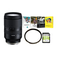 Tamron 17-70mm F/2.8 Di III-A RXD Lens (Sony E-Mount) with Accessories Bundle - 1