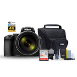 Nikon COOLPIX P950 Digital Camera (Black) Camera Case and Accessory, 64GB Memory Card Bundle