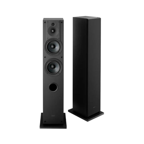 Sony SS-CS3M2 3-Way Floorstanding Single Speaker System - Hi-Res Audio with Super Tweeter (Black) - 3