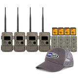 Cuddeback CuddeLink Wireless, Low-Glow IR LED Camera Bundle with Accessories