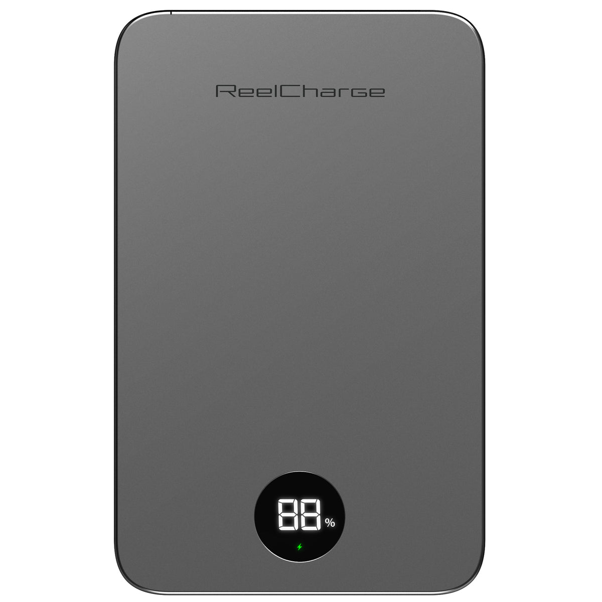 ReelCharge ReelSafe Solid State 5,000 mAh Qi2 Wireless Power Bank (Gray)