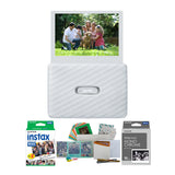 Fujifilm Instax Link Wide Instant Photo Printer with Instant Film and Monochrome Film Bundle