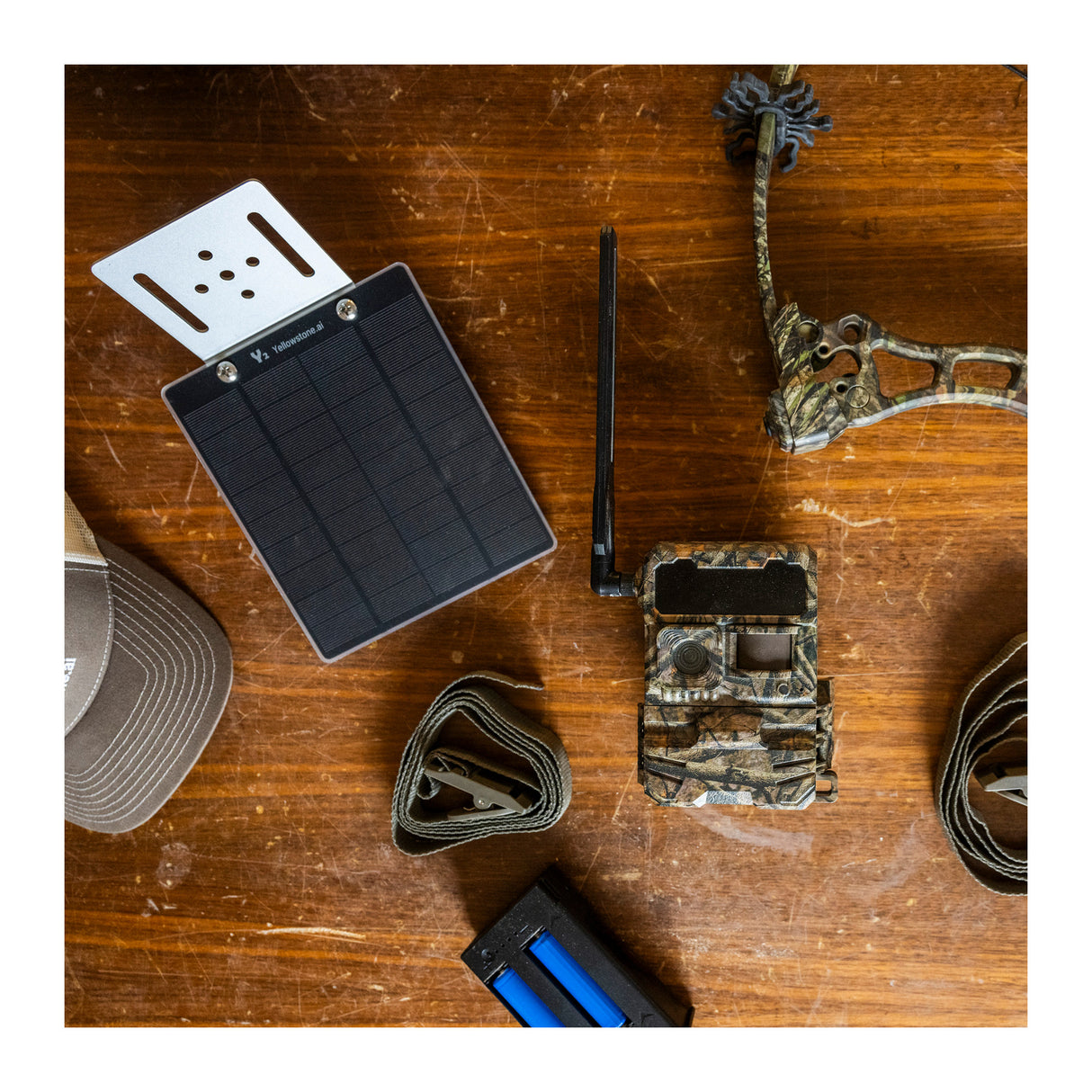 Yellowstone Y2 Black Wide Lens Bundle with Batteries, Solar Panels, and Accessories (10-Pack) - 8