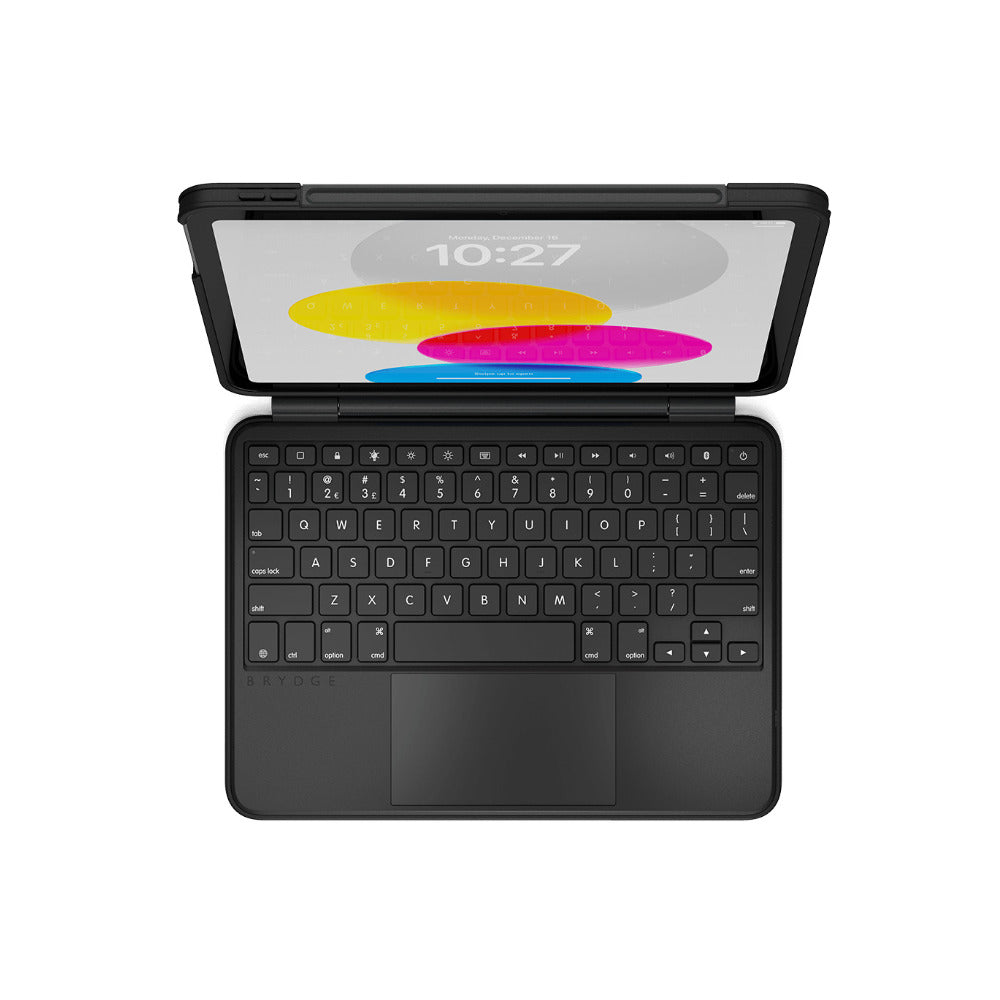 Brydge 10.9 MAX+ (Black) Keyboard Case with Trackpad for iPad 10th Gen and A16-3