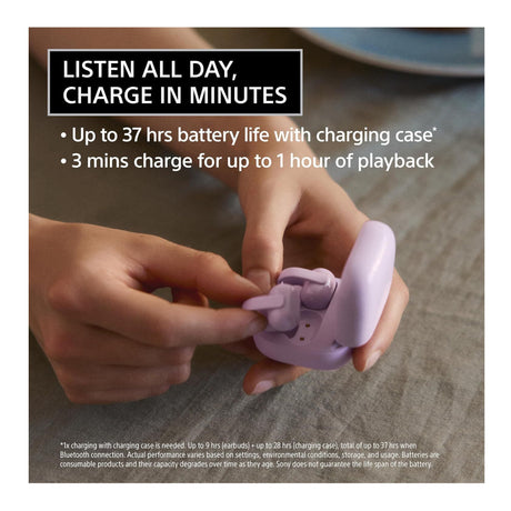 Sony LinkBuds Clip Open-Ear Truly Wireless Earbuds