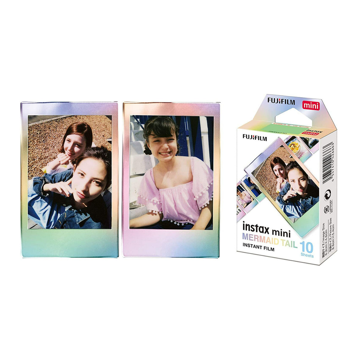 Fujifilm Instax Mini Mermaid Tail Film, Glitter Styles (10 Exposures)