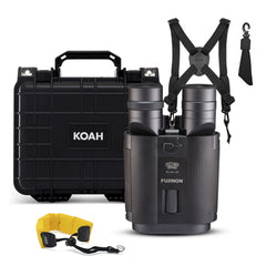 Fujifilm Techno-Stabi TS-L1640 Electronic Stabilized Binocular Bundle with Hard Case and Accessories