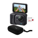 Insta360 GO Ultra Creator Bundle (Black) with 128GB Memory Card and Soft Case Bundle