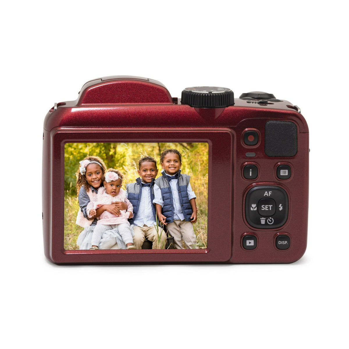 Kodak PIXPRO AZ255 Astro Zoom 16MP Digital Camera (Red)  Bundle with 32GB SD Card and Camera Case