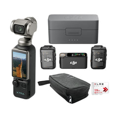 Xtra Muse Gimbal Action Camera with Wireless Mic, Memory Card and Travel Case - 1