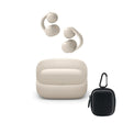 Sony LinkBuds Clip Open-Ear Truly Wireless Earbuds with Earbud Case Bundle (Greige)