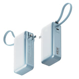 ReelCharge 10,000 mAh 65W Power Bank Flex (Cool Blue)