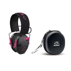 Walker's Razor Junior Hearing Protection Muff (Pink) with Protective Case - 1