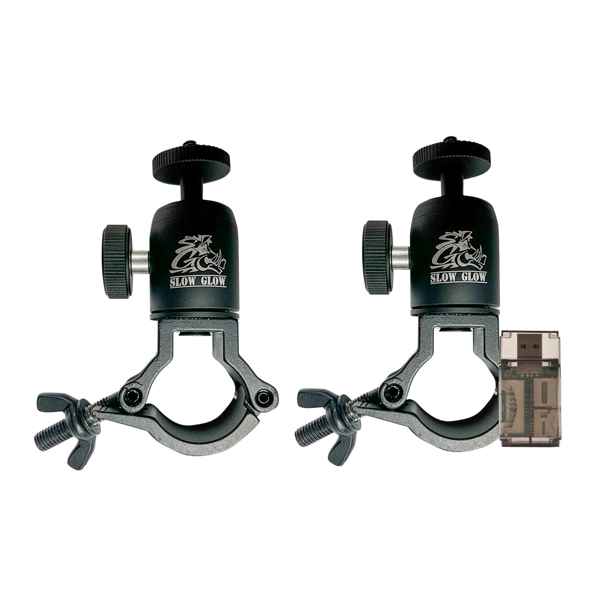 Slow Glow Maverick T-Post Trail Camera Mount Bundle with High-speed Card Reader - 1