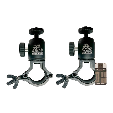 Slow Glow Maverick T-Post Trail Camera Mount Bundle with High-speed Card Reader - 1