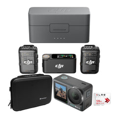 DJI Mic 2 with Action Camera, Memory Card, and Carrying Case Bundle - 1