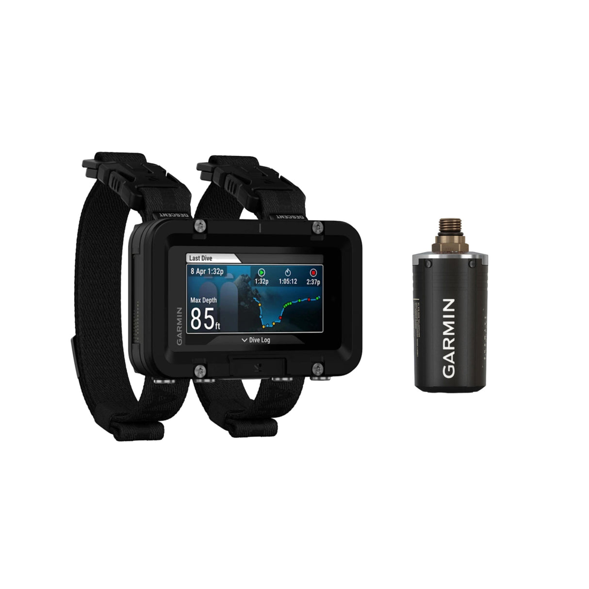 Garmin Descent X50i Premium Dive Computer (200 Meters) Bundle with Descent T2 Transceiver - 1