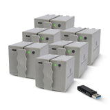 Stealth Cam 360 Cam Max Cartridge 5400mAh Lithium Battery (6-Pack) with Card Reader Bundle
