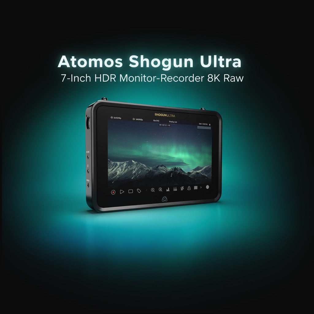 Atomos Shogun Ultra 7-Inch HDR Monitor-Recorder 8K Raw Bundle