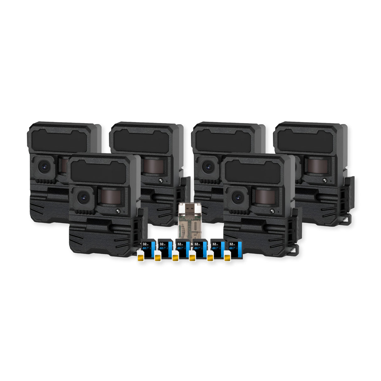Yellowstone Y2 Black Wide Lens Camera Bundle with Card Reader, and Accessories (6-Pack) - 1