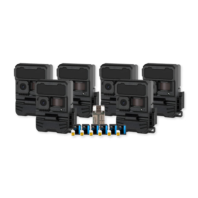 Yellowstone Y2 Black Wide Lens Camera Bundle with Card Reader, and Accessories (6-Pack) - 1