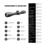 SIG SAUER SIERRA6BDX 5-30x56mm 34mm Tube Riflescope with BDX 2.0 Waterproof Fogproof Scope (Black)-4