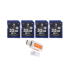 Spartan 32GB Class 10 SD Card (4-Pack) with Micro SD Reader and Writer Bundle - 1