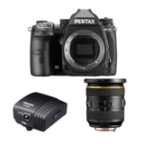 Pentax K-3 Mark III Camera Body (Black) with 11-18mm f/2.8 ED DC AW Lens & O-GPS2 GPS Unit